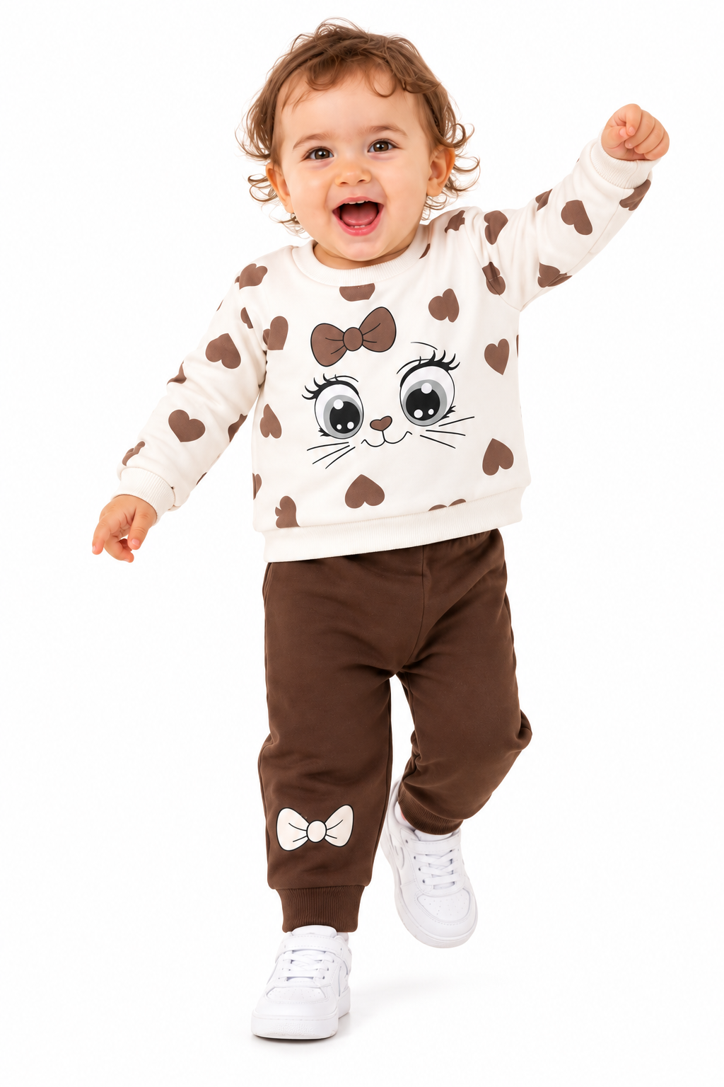 Baby Shark Luna Cute Cat Heart 2-Piece Set