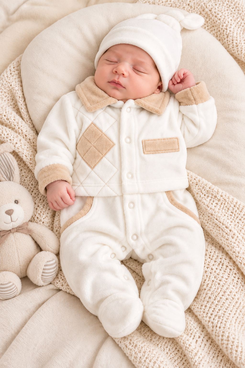Baby Shark Oliver Quilted Baby Romper