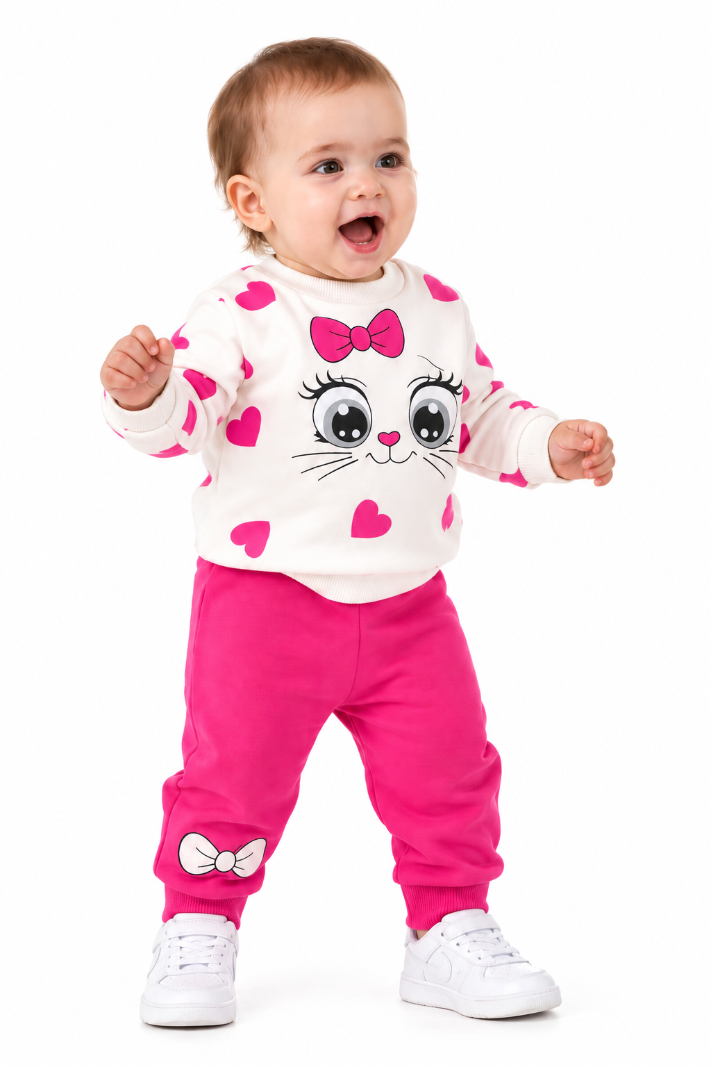 Baby Shark Luna Cute Cat Heart 2-Piece Set