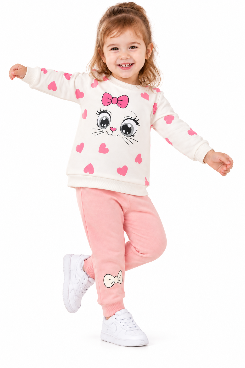 Baby Shark Luna Cute Cat Heart 2-Piece Set