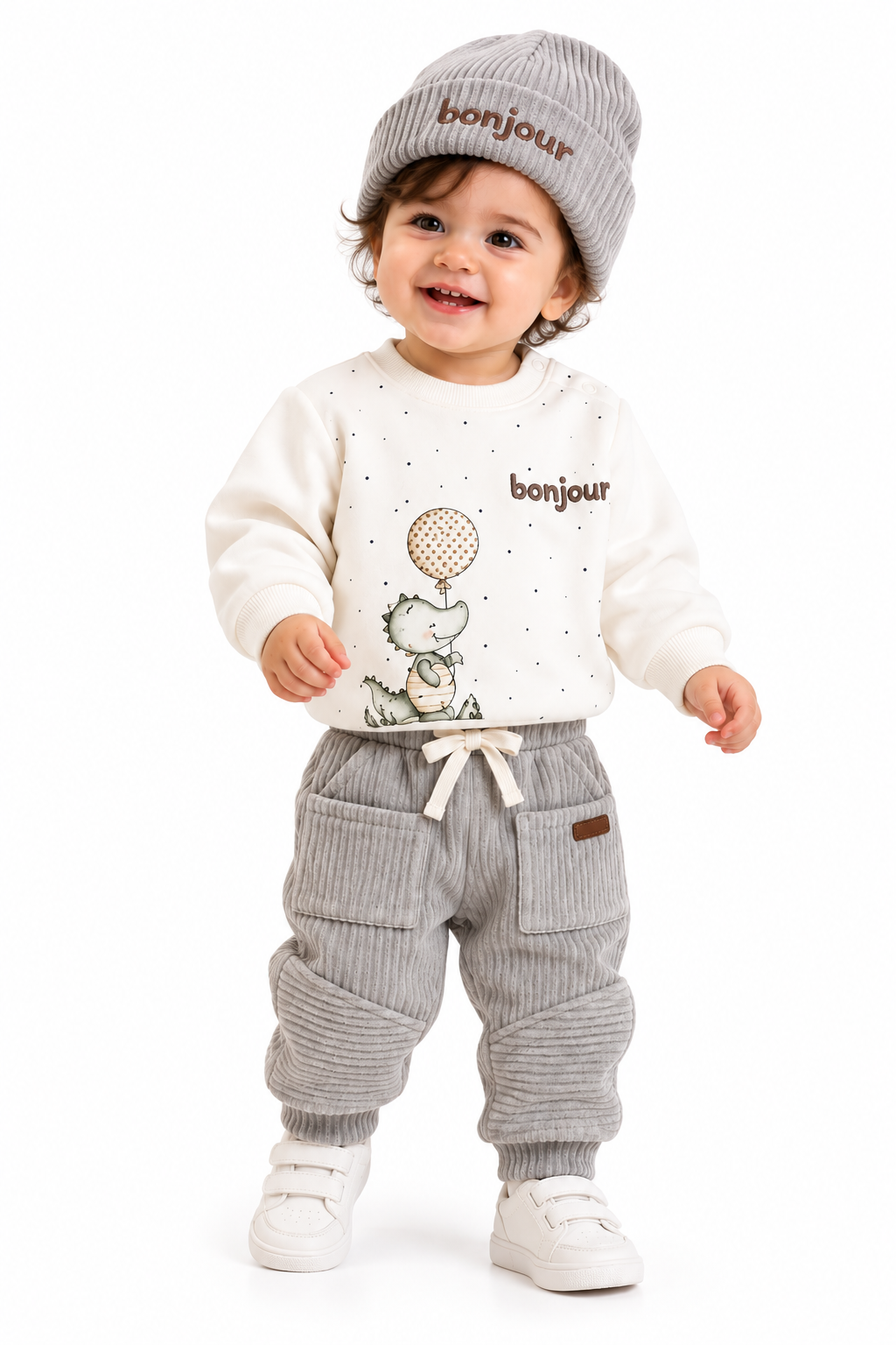 Baby Shark Baby Boy Cotton Bonjour Set